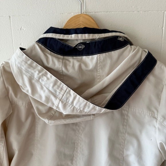 Cream Jacket with Navy Accents - Picture 7 of 11